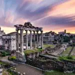 Photo of the ruins of ancient Rome